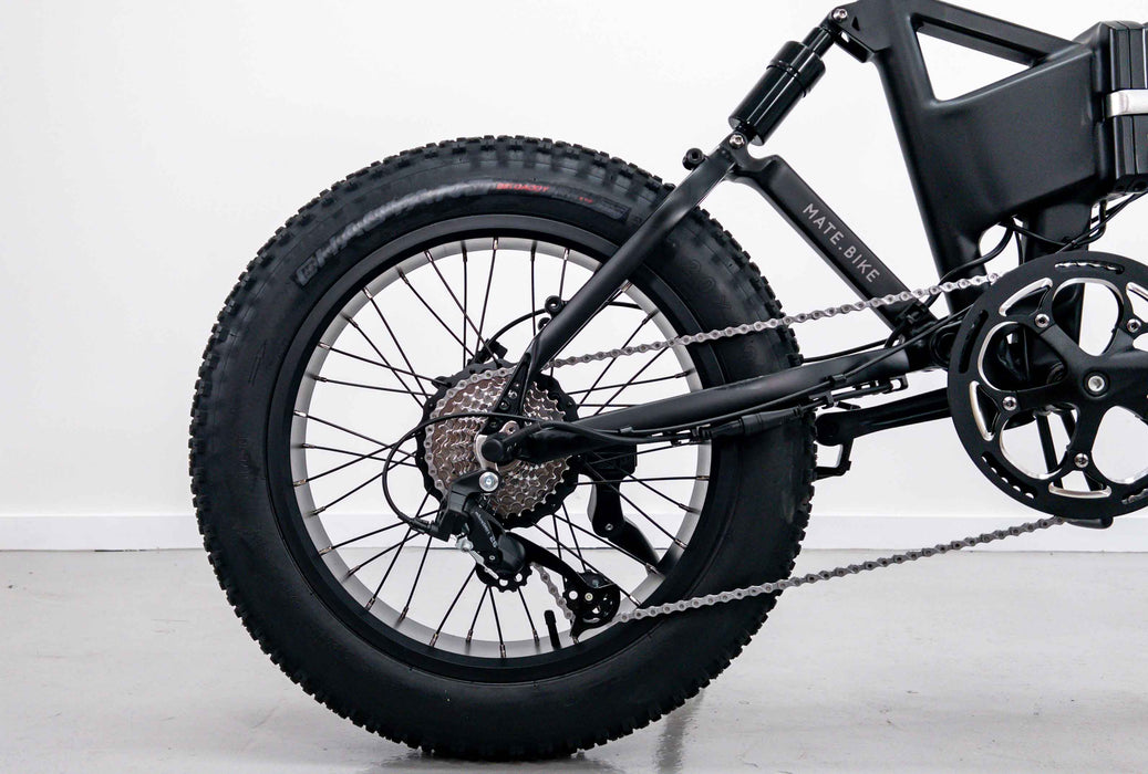 Mate X 750w Electric Hybrid Bike - Subdued Black