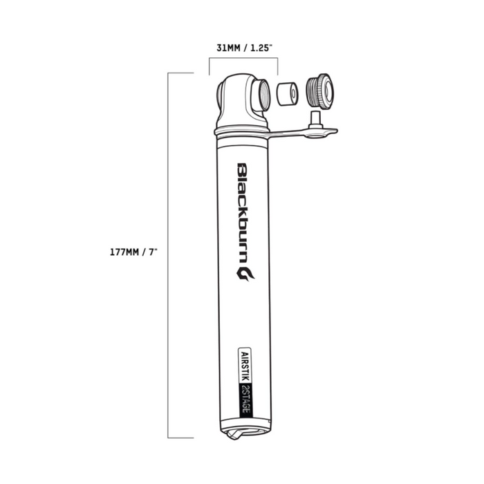 Blackburn Airtik 2 Stage Mini Pump