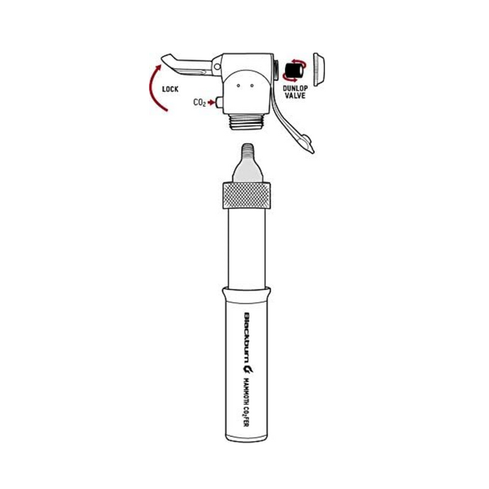 Blackburn Mammoth Co2'Fer Mini Bicycle Pump