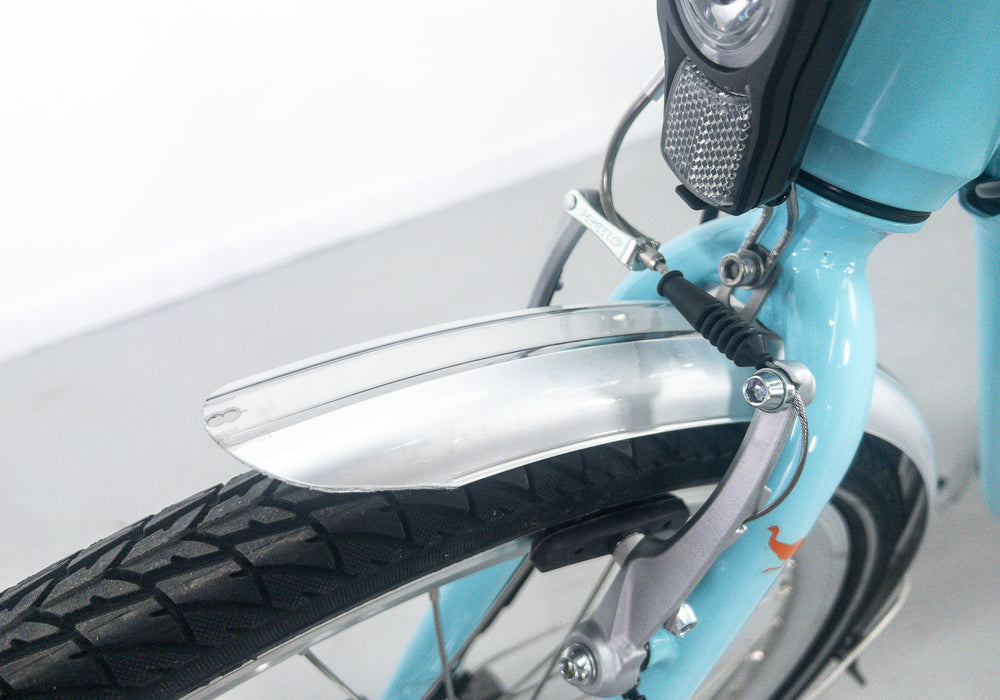 Emu Roam Light Blue Step Through Electric Hybrid Bike - 10.4Ah