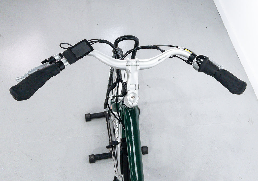 Emu Racing Green Classic Crossbar 2017 Electric Hybrid Bike - 10.4Ah