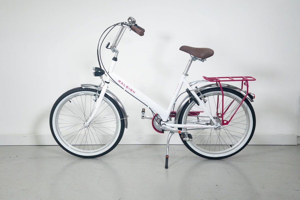 Raleigh Hoppa Hybrid Bike White