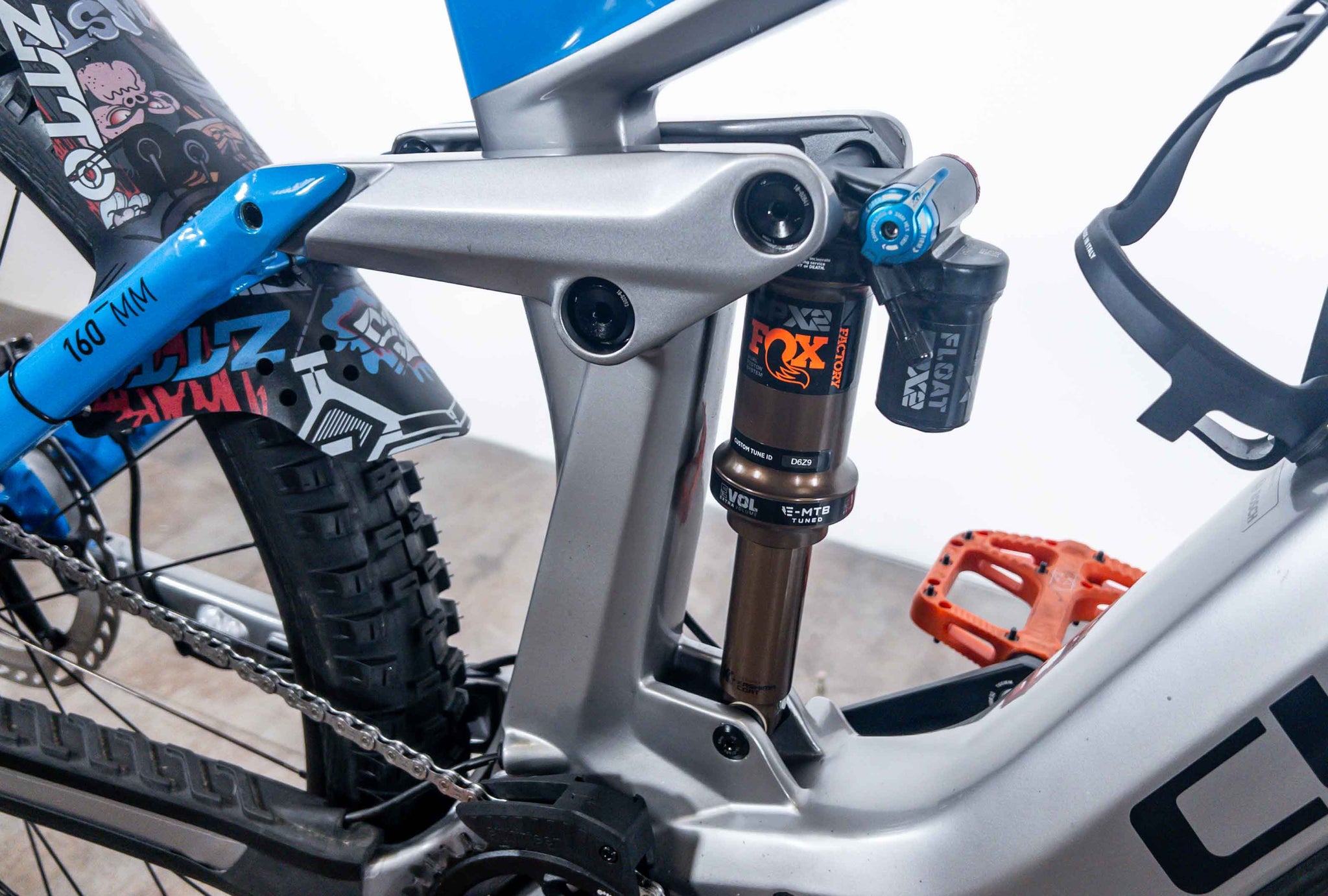 Cube Stereo Hybrid 160 HPC Actionteam 625 27.5 Kiox Electric Mountain Bike 2021 - Large