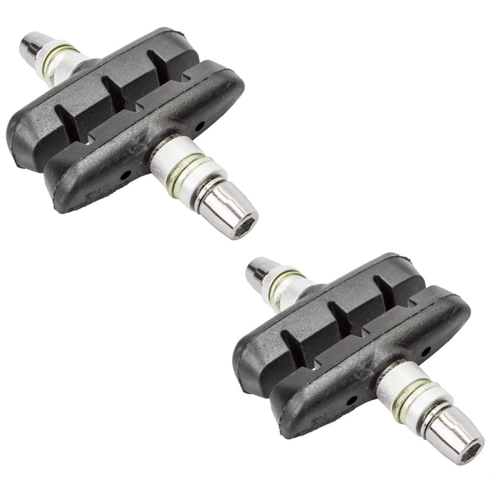 3x Clarks CP515 MTB/Hybrid 55mm V-Type & Cantilever Brake Blocks - Threaded Type, Pair