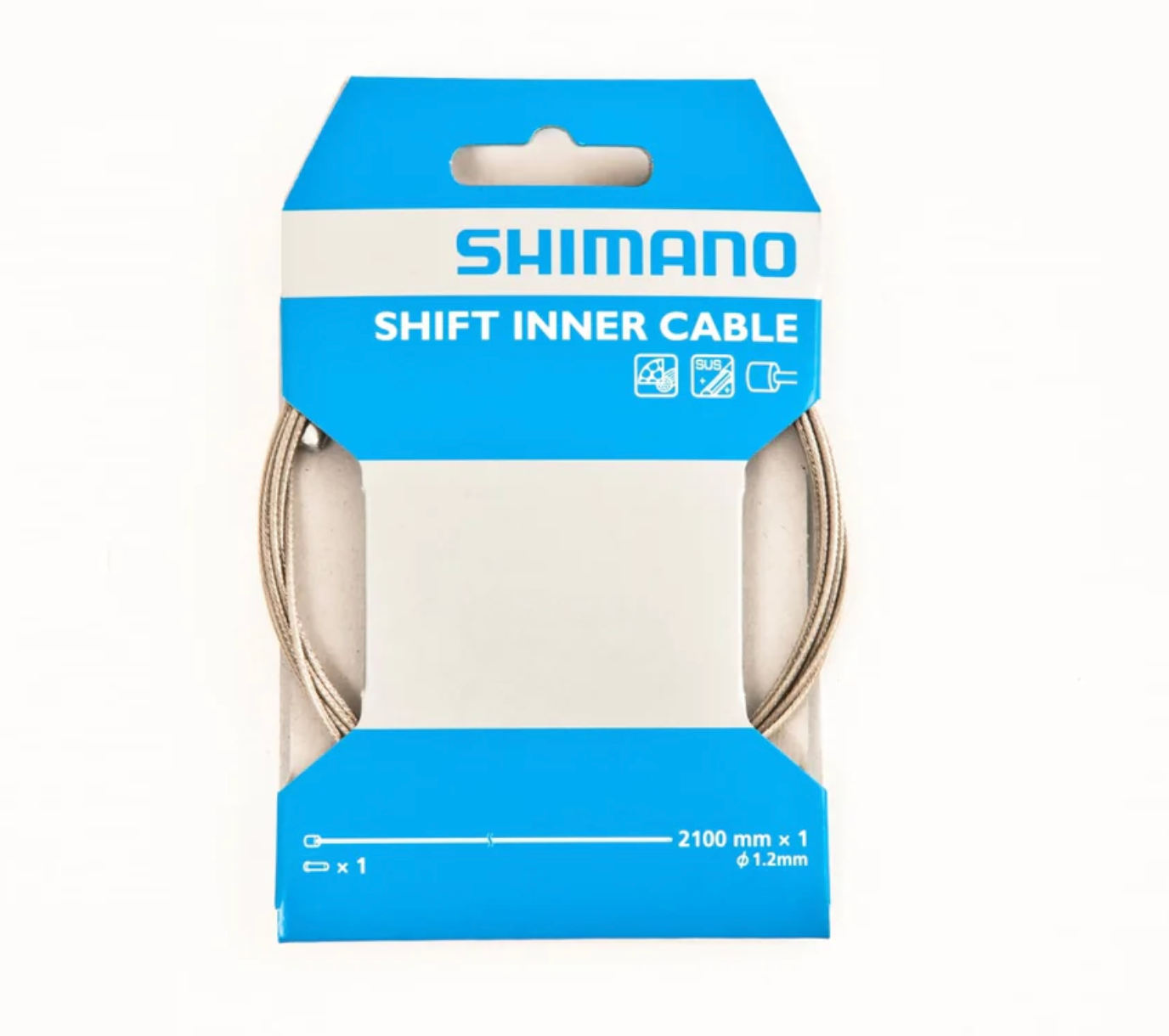 Shimano Sus Shift Inner Cable 2100mm x 1 set image #1