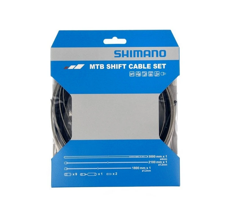 4x Shimano MTB Shift Cable Set