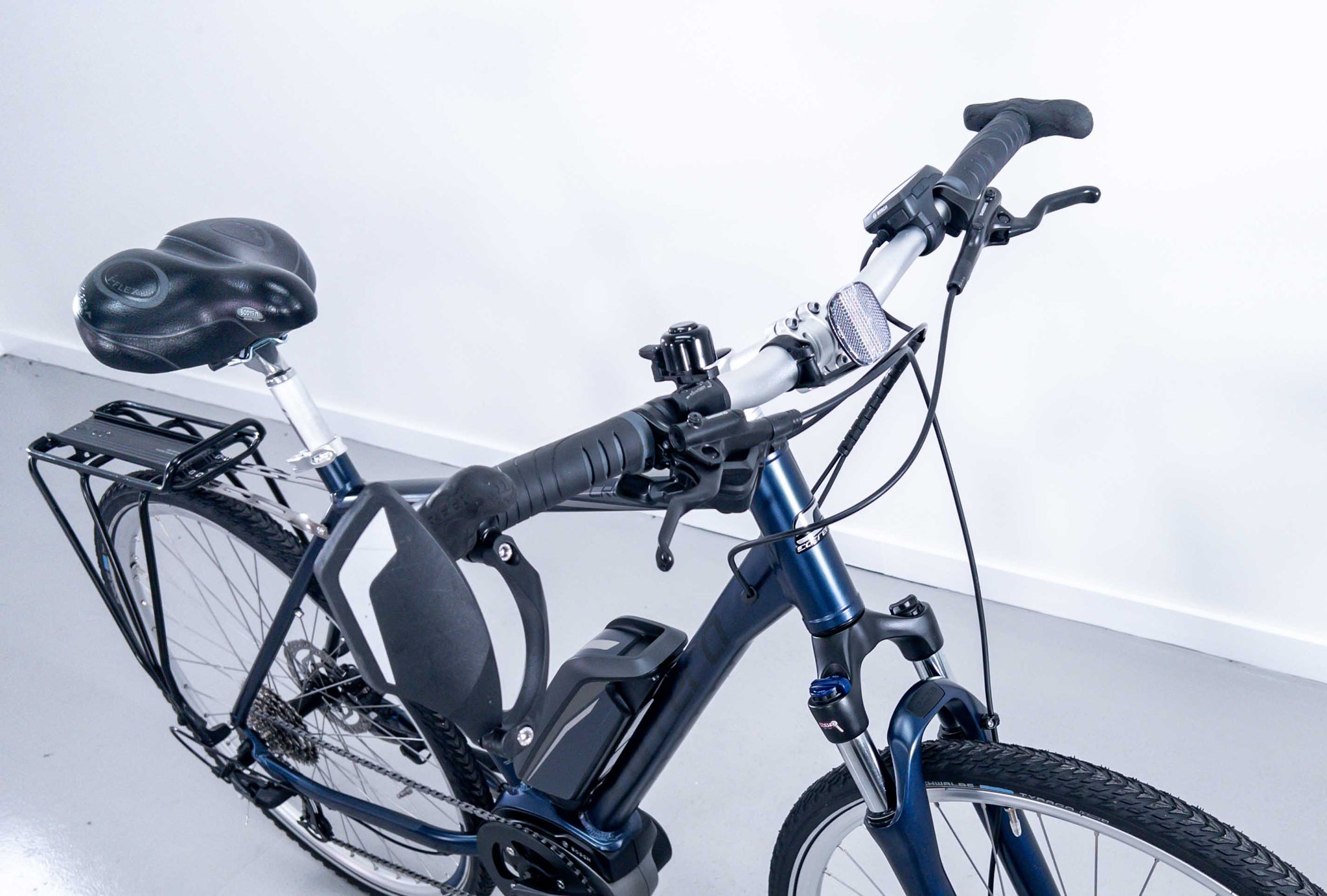 Carrera Crossfuse Mens Crossbar Hybrid Electric Bike 2023- Large