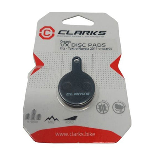 2x Clarks VX Organic Disc Brake Pads for Tektro Novela 2011 Onwards
