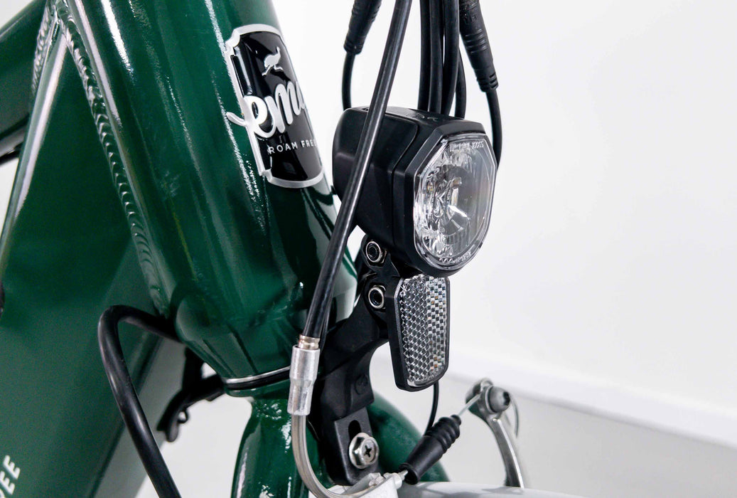 Emu Classic Racing Green Crossbar Electric Hybrid Bike - 10.4Ah