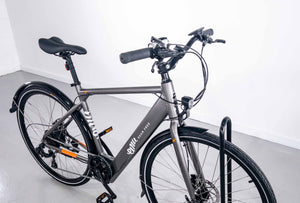 Emu Evo Crossbar Grey Electric Hybrid Bike - One Size