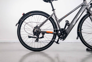 Emu Evo Open Frame Grey Electric Hybrid Bike - 10.4Ah