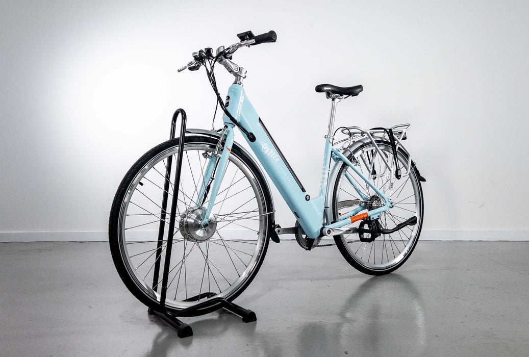 Emu Roam Light Blue Low Step Electric Hybrid Bike - 14.5Ah