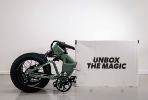 Mate X 750w Electric Hybrid Bike - Dusty Army - New