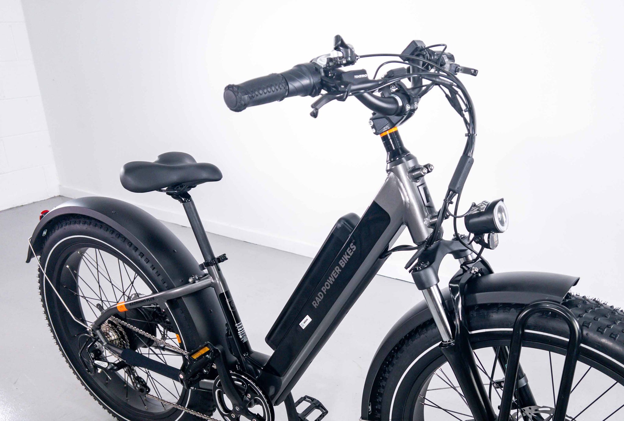 Rad Power RadRhino 6 Plus - Charcoal Step Thru Electric Hybrid Bike - New