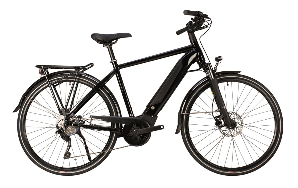 Raleigh Centros Tour Crossbar Hybrid Electric Bike Derallieur Small (48cm) Black