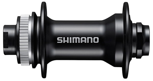 Shimano HB-MT400 front hub, Centre-Lock mount, 110 x 15 mm, black, 32H image #1