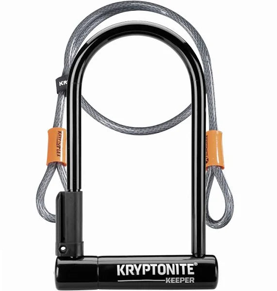 Kryptonite Keeper 12 Standard U-Lock with 4-Foot Kryptoflex Cable image #1