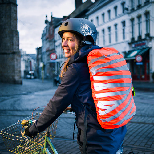 Wowow Waterproof Bag Cover Berlin - Orange/Yellow