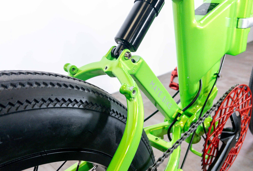 Mate X 250w Electric Hybrid Bike - Limited Edition Lime Green