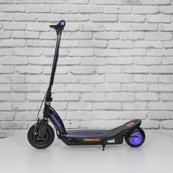 razor power core e100 - purple electric scooter