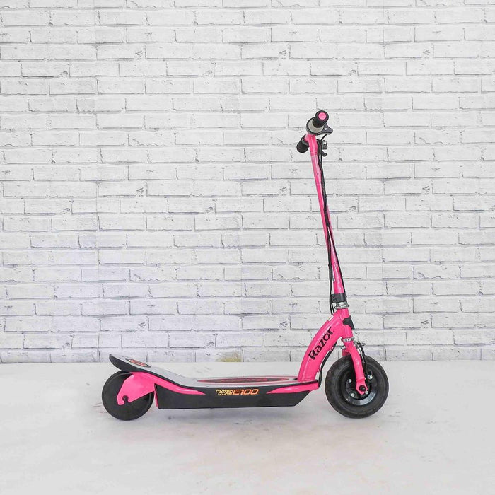 razor power core e100 - pink electric scooter