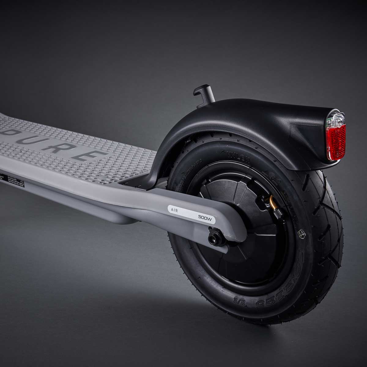 Pure Air Gen 2 Grey Deck with Rear 10" Air Filled Tyres & Rear Mudguard