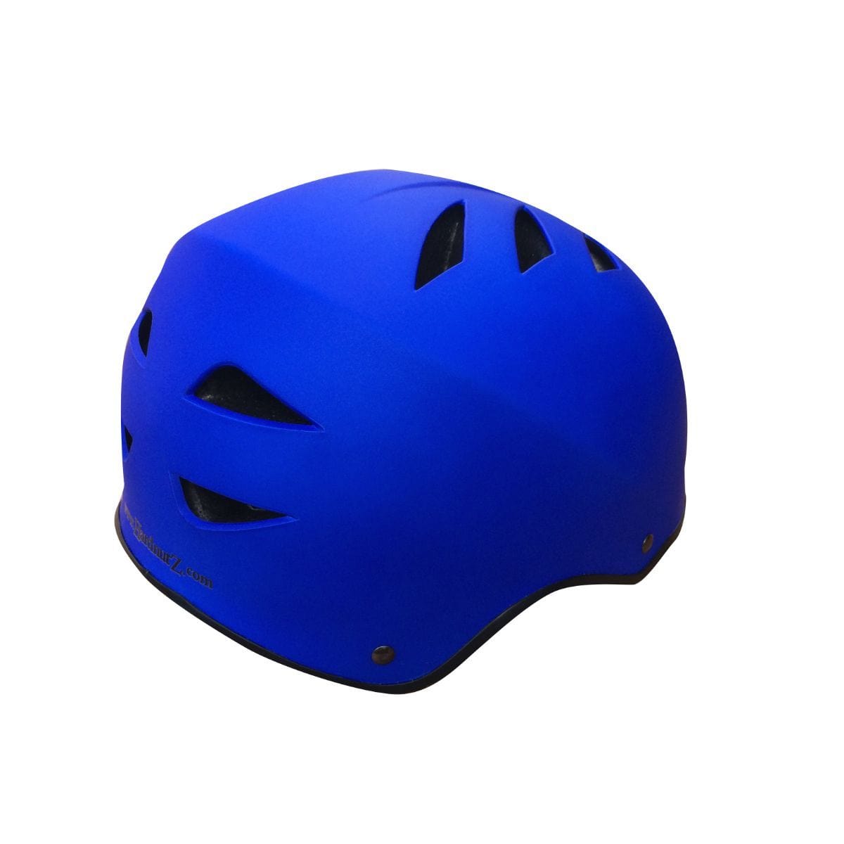 HardnutZ Rubber Street Helmet Blue / Mauve image #2
